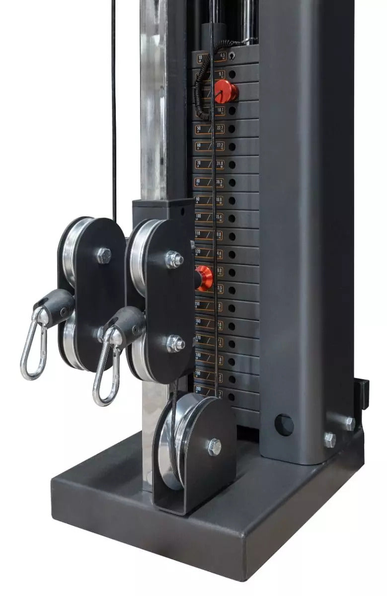 Master Fitness Taljalaite – Seinään kiinnitettävä, Teräs, Musta