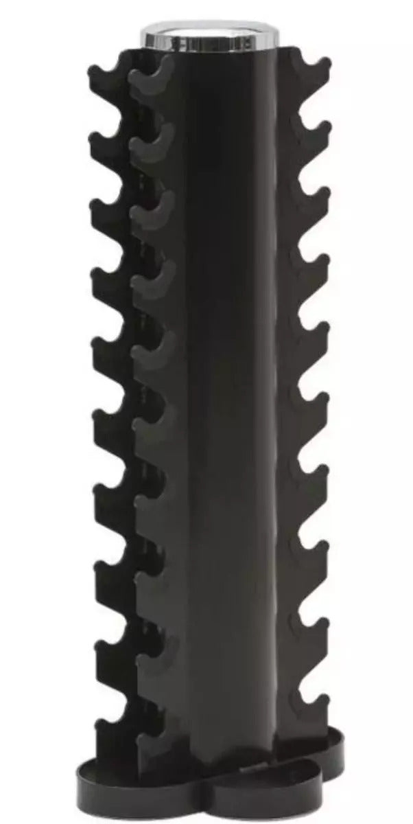 Käsipainoteline kromikäsipainoille (10 paria) – Master Fitness