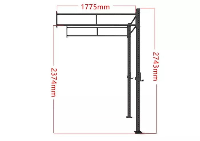 Kyykkyteline, seinäkiinnitteinen - Recoil