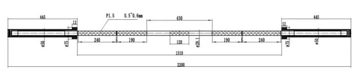 Voimanostotanko 20 kg - Recoil International