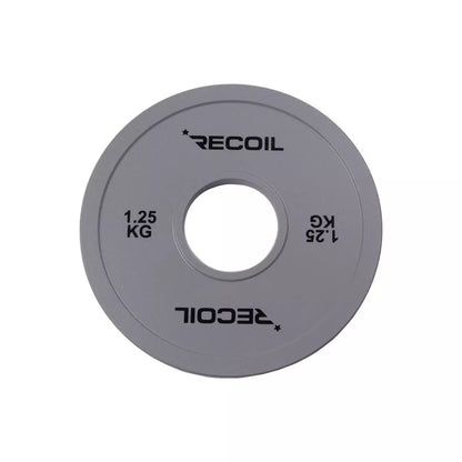 Kalibroidut teräslevypainot 1,25 - 25 kg, 50 mm - Recoil