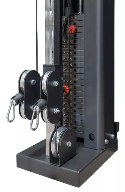 Master Fitness Taljalaite – Seinään kiinnitettävä, Teräs, Musta