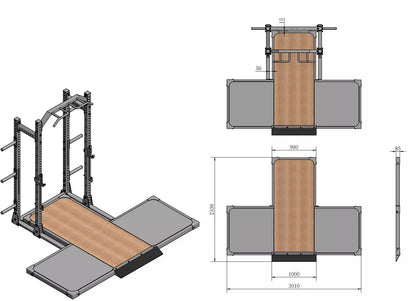 Painonnostolava T-malli 80 mm - Recoil