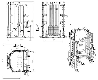 Multirack Black - Recoil