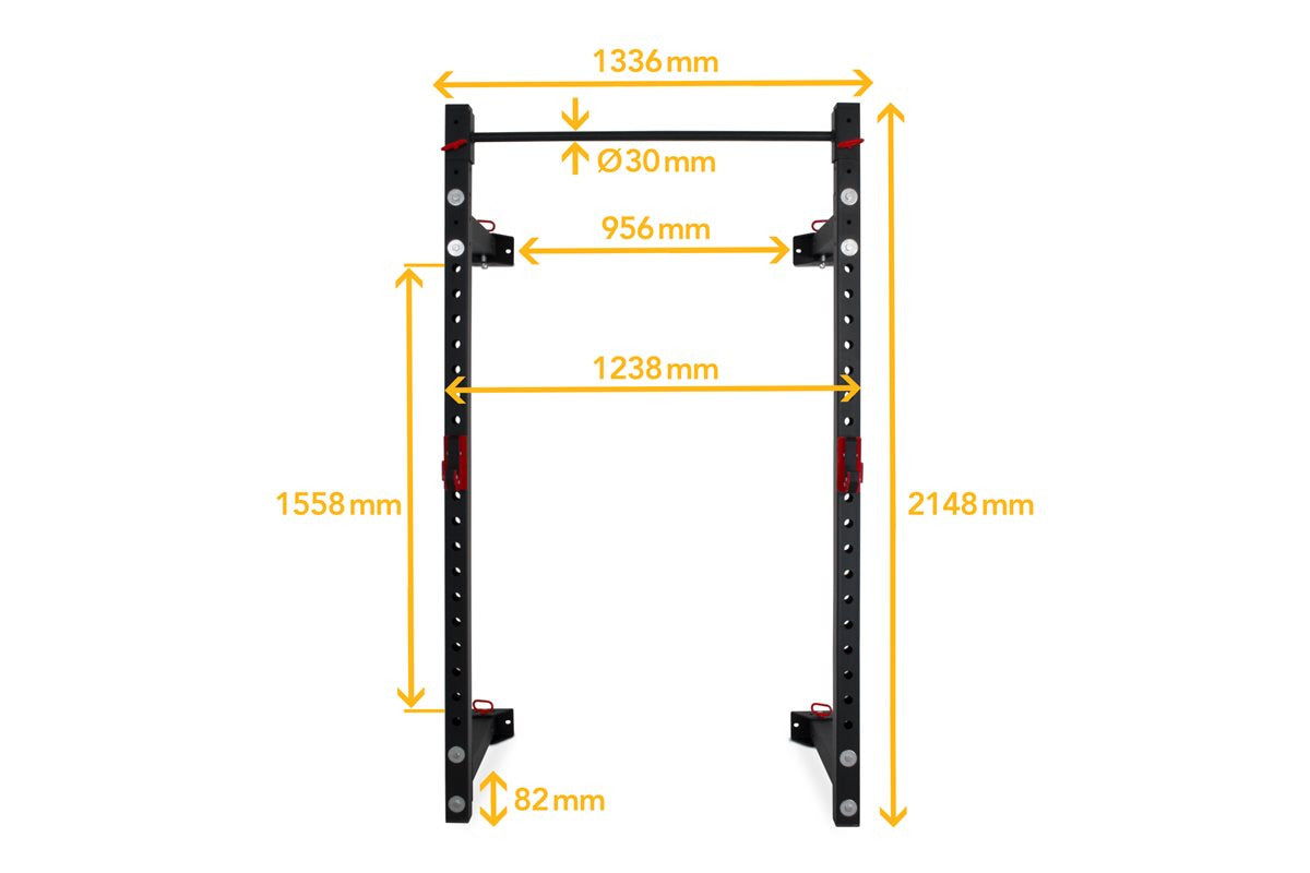 Taitettava Half Rack Silver  - Master Fitness