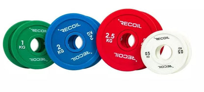 Korotuslevypainot Recoil Fractional - 0,5 - 2,5 kg, 50 mm