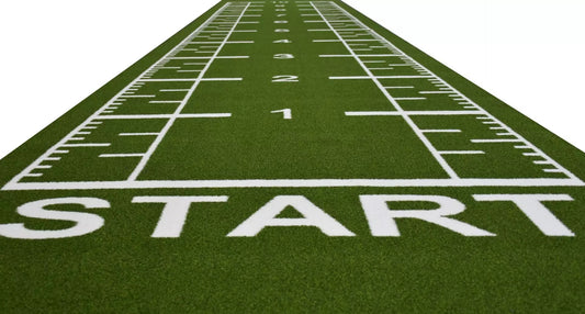 Numeroitu ruohomatto – 2 x 12 m – Vihreä