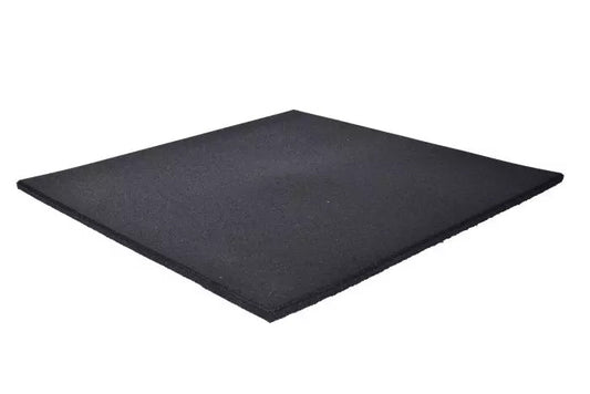 Kuntosalin kumilaatta 20 mm - 1 x 1 m - musta