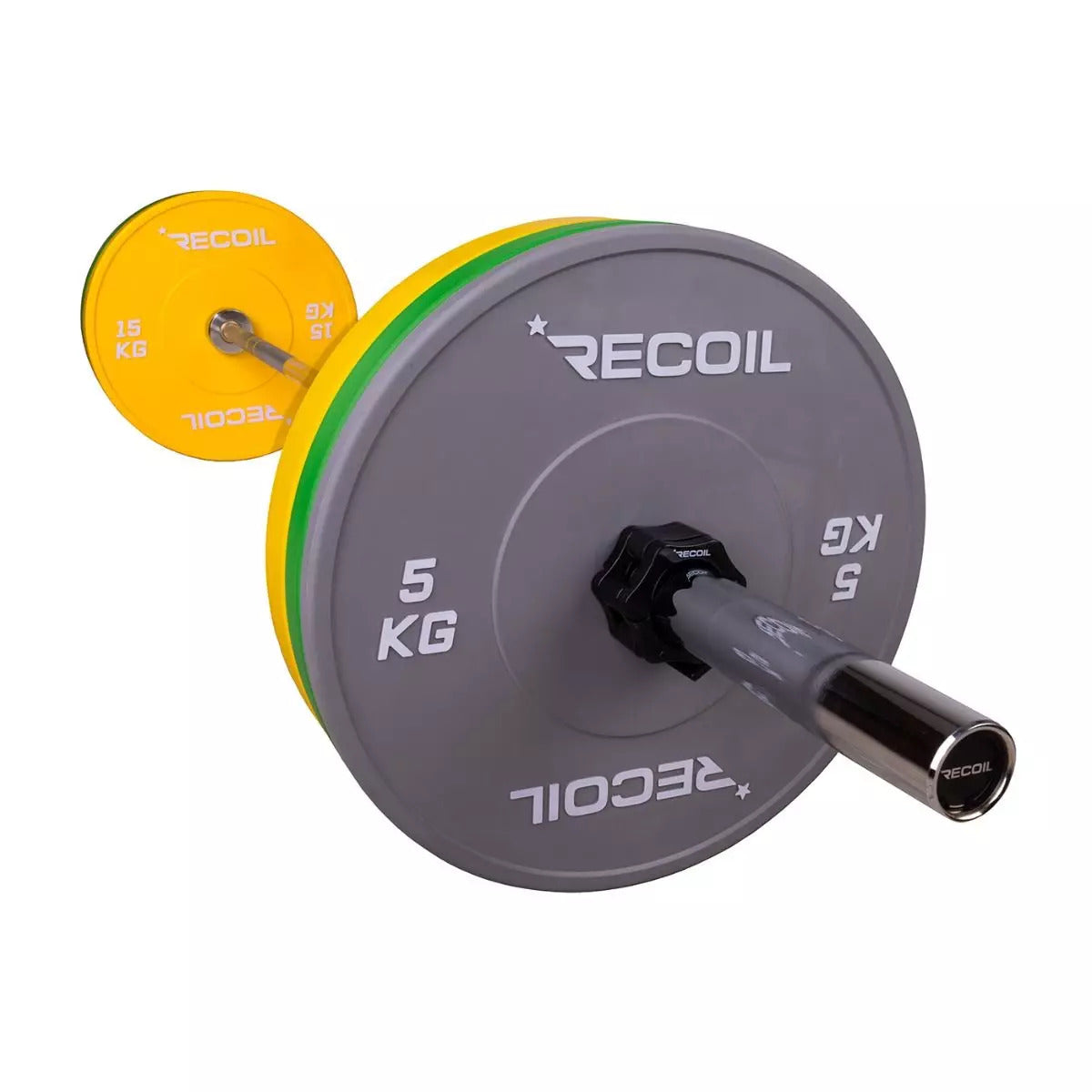 Recoil Levytankosarja 80 kg – Bumper Plates Pro (Värillinen)