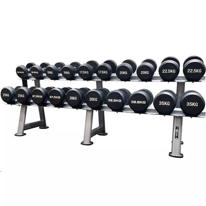 Recoil Käsipainosetti 10 paria telineellä (12,5–35 kg)