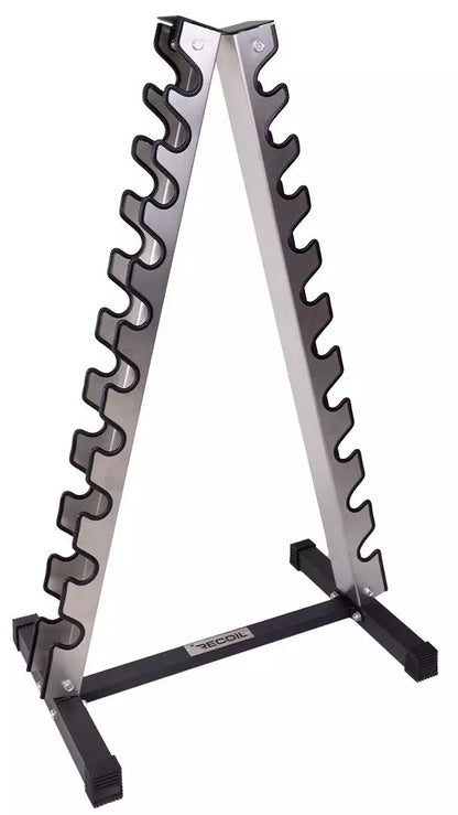 Käsipainoteline 10 Parille (1–10 kg), Ruostumatonta terästä - Recoil