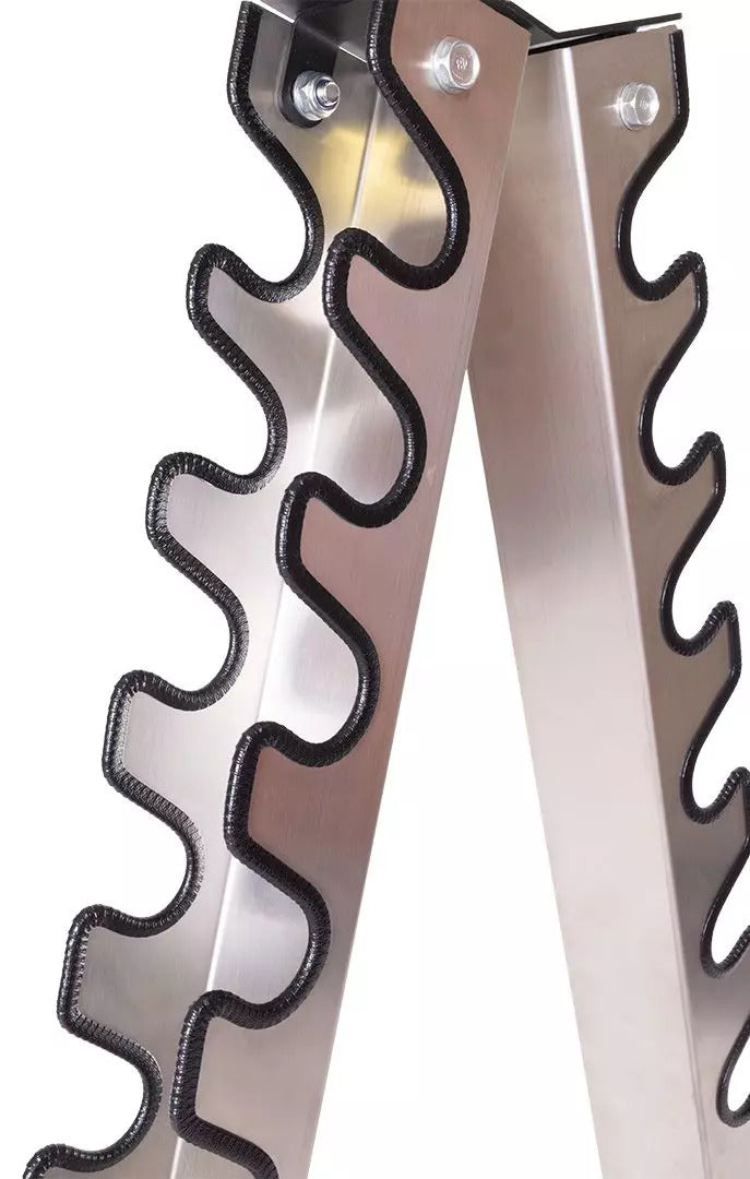 Käsipainoteline 10 Parille (1–10 kg), Ruostumatonta terästä - Recoil