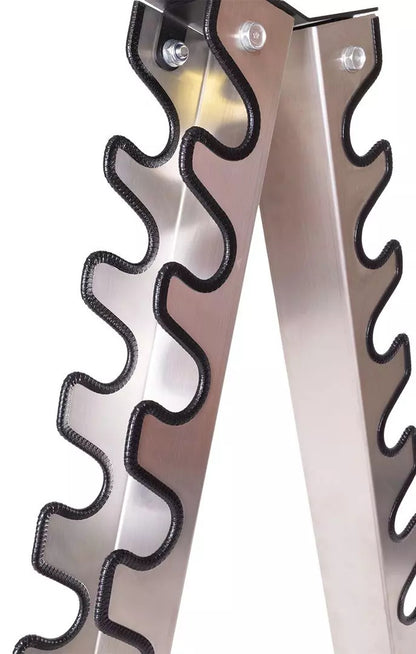 Käsipainoteline 10 Parille (1–10 kg), Ruostumatonta terästä - Recoil