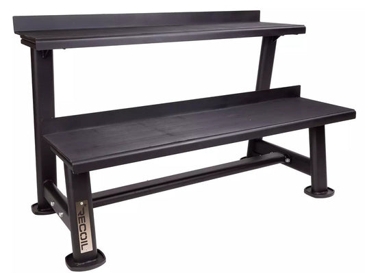 Teline hex-käsipainoille ja kahvakuulille – 2 tasoa – Recoil