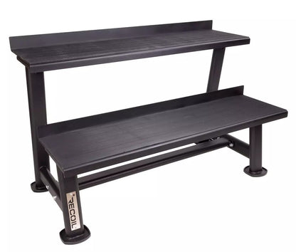 Teline hex-käsipainoille ja kahvakuulille – 2 tasoa – Recoil