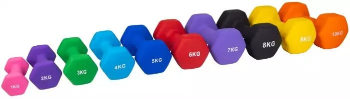 Neopreenikäsipaino 1-10 kg