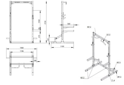 Recoil Outdoor Half Rack Light – ulkokäyttöön