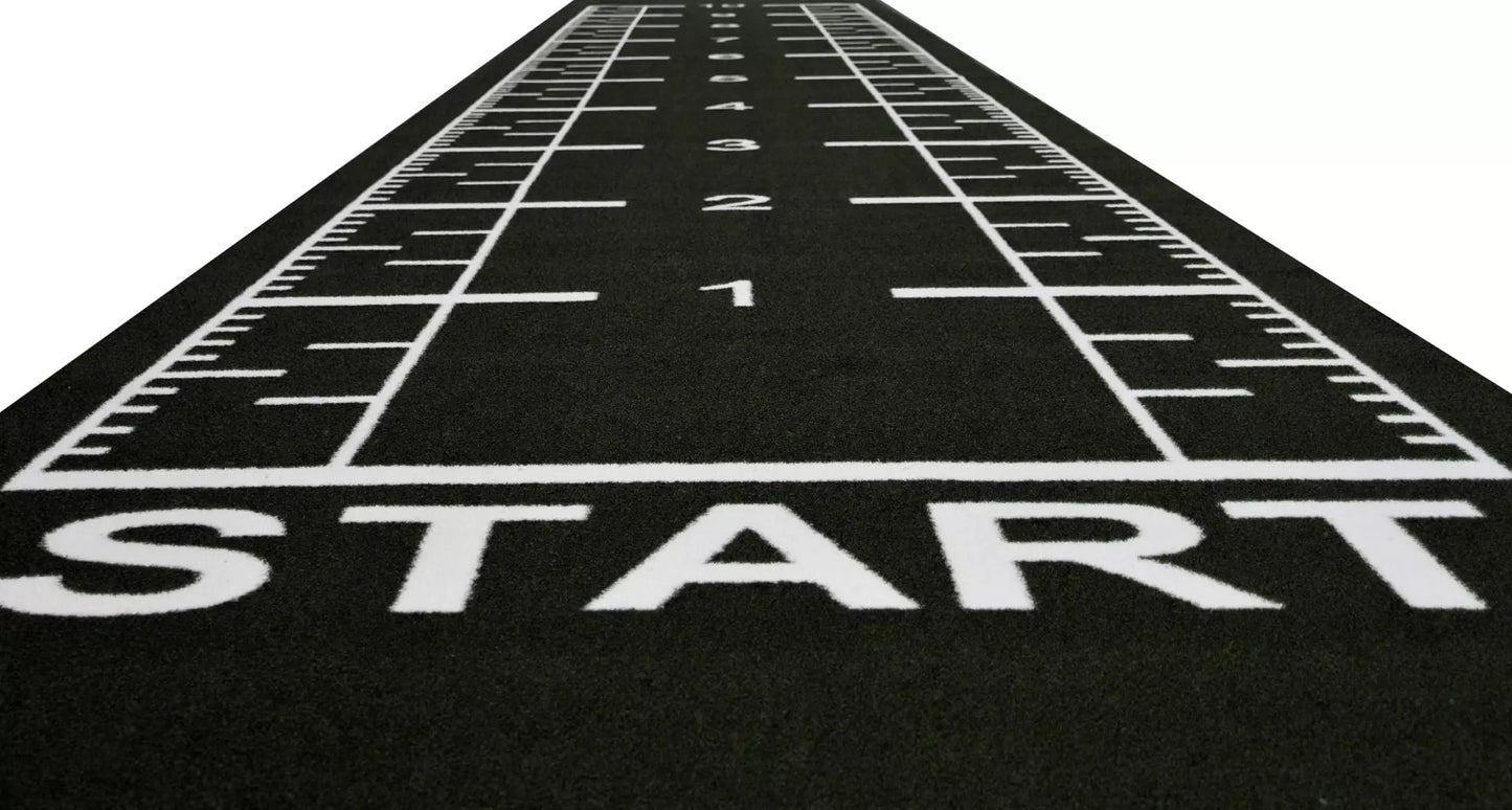 Numeroitu Ruohomatto - 2 x 12 m – Musta