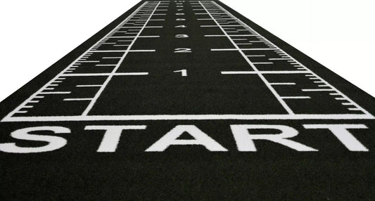 Numeroitu Ruohomatto - 2 x 12 m – Musta